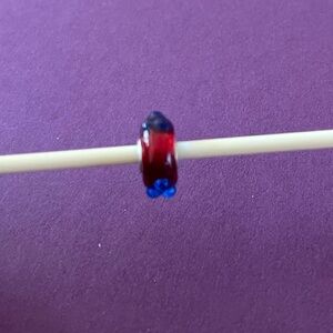 Trollbeads Blue Flower Bud bead. TGLBE-10308.